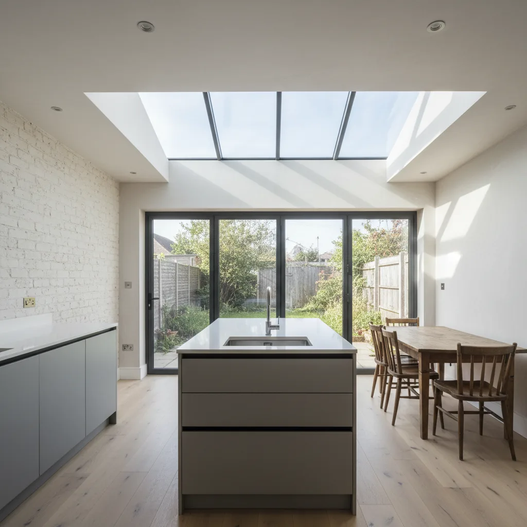 Glare on worktops, screens and islands